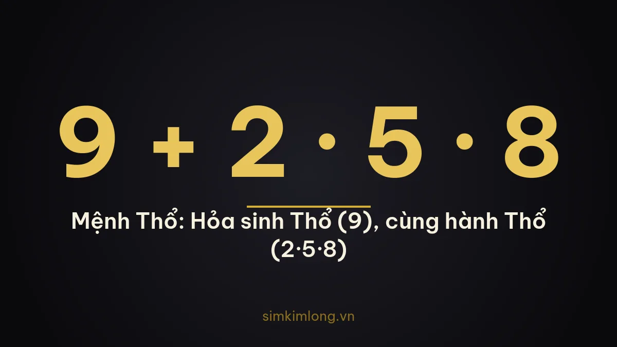 Số hợp mệnh Thổ theo ngũ hành tương sinh